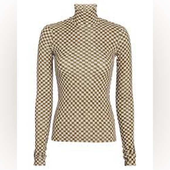 Nanushka Harri Checkered Turtleneck - Picture 6 of 6
